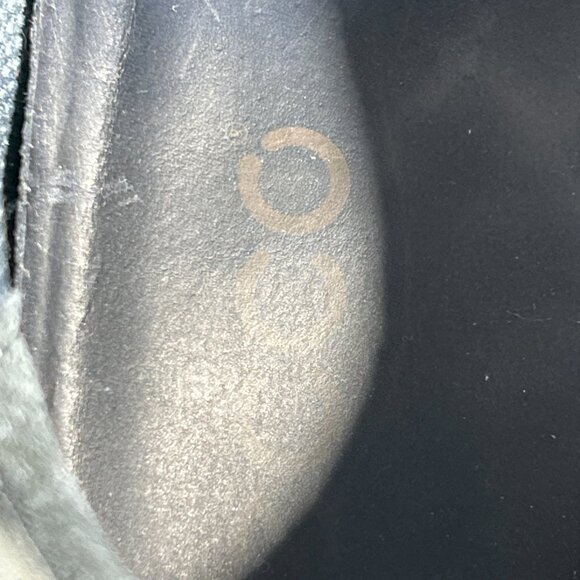 ECCO Mens Shoes Size 12 Suede Leather Sneakers Comfort Casual Brown Blue Lace Up - Picture 11 of 12